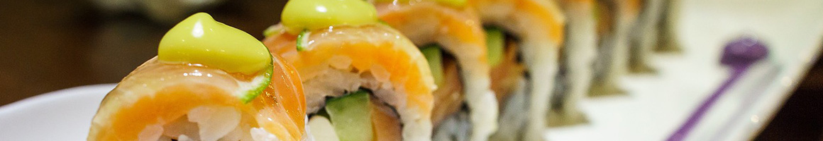 Eating Asian Fusion Sushi at Kawaii Sushi and Asian Cuisine - Glendale restaurant in Glendale, AZ.
